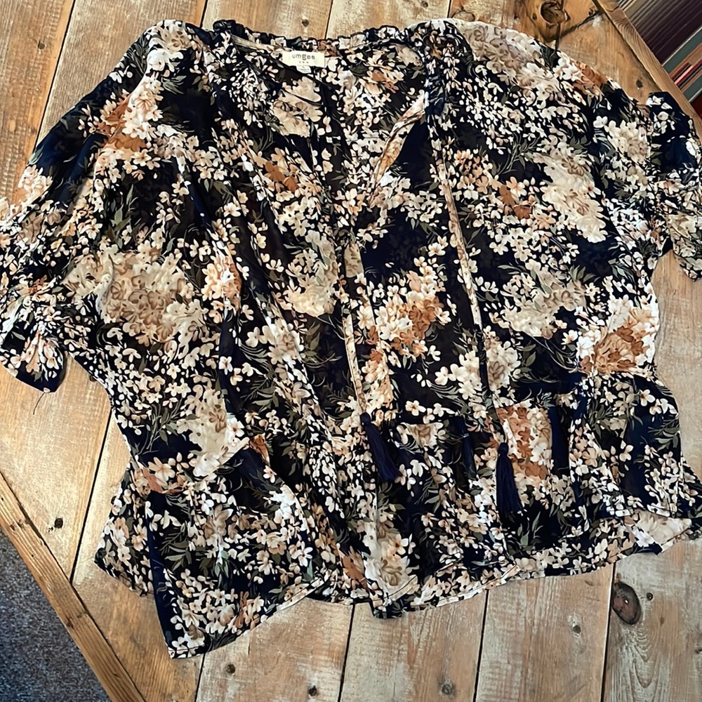Umgee Floral Top